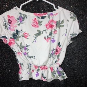 Foral Crop Top
